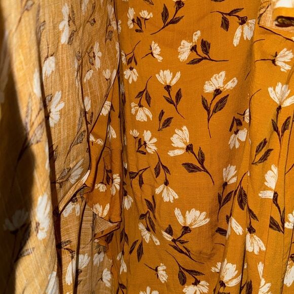 Sonoma womens Wrap Ruffle Maxi/Midi Hi-Low floral Skirt 4X NWT - Picture 9 of 10